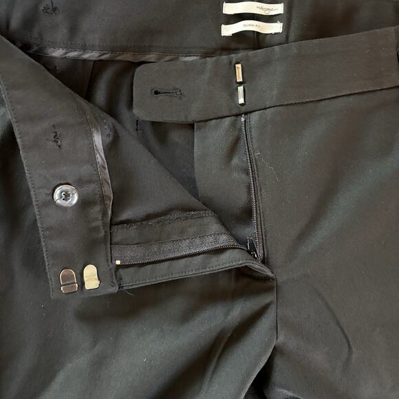 Halogen Black Quinn Fit Women’s Ankle Pants Size 6 Flat Front Mid Rise - Picture 6 of 12